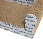 EveryYay by Petco Couch Cardboard Scratch for Cats Fish 9" H