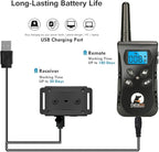 PaiPaitek No Shock Dog Training Collar with Remote, Lightest Vibration Collar for Small Dogs 5-15lbs & Medium Large Dogs, Rechargeable, Waterproof, 1600ft Range, No Prongs