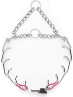 Herm Sprenger Chrome Plated Steel Dog Collar with Quick Release ClicLock Buckle O-Ring Biothane Insert Training Collar Made in Germany (Passionfruit Pink, 22in x 3.0mm(Neck Size up to 18-19in))