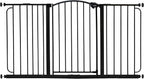 Regalo Safety 30.5-58" Extra Wide Arch Baby Gate with Door, Pressure Mount Walk Through Gate for Doorways & Bottom of Stairs, Babies, Toddlers & Pets, Tested & Safe, American Designed, American Owned