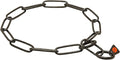 Herm Sprenger Black Stainless Steel Long Link Fur Saver Dog Training Collar | No-Pull Slip Chain for Small Medium Large Dogs for Easy Control Made in Germany | 3mm, 50cm (20in)