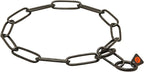 Herm Sprenger Black Stainless Steel Long Link Fur Saver Dog Training Collar | No-Pull Slip Chain for Small Medium Large Dogs for Easy Control Made in Germany | 3mm, 50cm (20in)