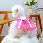 Furbabycare® Elegant Sweet Fashion Puppy Dog Blingbling Princess Skirt Pet Dog Lace Cake Camisole Tutu Dress H-Rosered X-Small