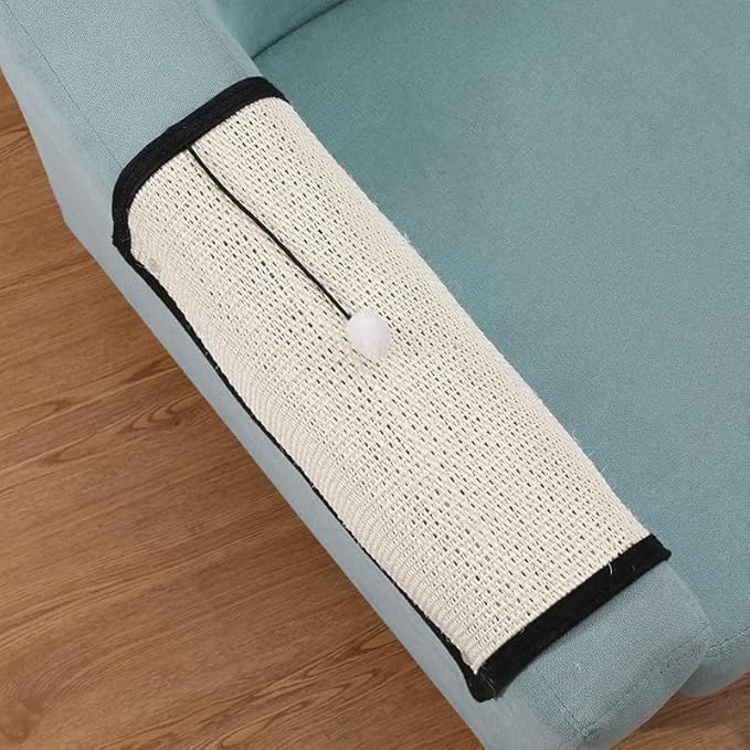 Cat Scratcher Mat Natural Sisal Scratch Couch Cover Furniture Protector Scratching Mat for Sofa Cat Scratch Pad Rug for Grinding