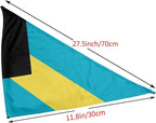 Dog Bandanas Bahamas Flag Pet Bandana Scarf Triangle Bibs Kerchief Accessories for Dogs Cats