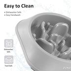2PCS Slow Feeder Dog Bowls, Pet Supplies That Slow Down Eating, Pet Food Bowls, Maze Dog Puzzle Feeder for Medium Breed