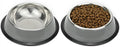 Stainless Steel Dog Bowls, Food and Water Non Slip Anti Skid Stackable Pet Puppy Dishes for Small, Medium and Large Dogs (2 Pack)