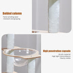 Cat Scratch Tower | Tall Cat Tower with Top Perch, Clear Hammock | Pet Supplies, Modern Cat Tower, Pet Activity Tree for Indoor Cats Kittens