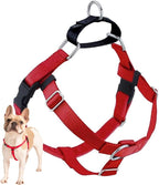 2 Hounds Design Freedom No Pull Dog Harness, Adjustable Harness, Easy Walking & Comfortable Control, Fits Small, Medium & Large Dogs, Solid Colors, Made in USA, 1" XXL, Red