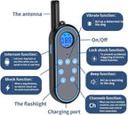 Voice intercom Dog Training Colla Shock Collar for Dogs Rechargeable -3300FT Dog Training Collar with Remote for Small, Medium & Large Dogs Voice intercom Dog Training Collarvoice intercom （1for2）