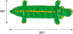 Outward Hound Squeaker Matz Plush Gator Dog Toy, XL