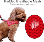 Plutus Pet No Pull Dog Harness with Breathable Mesh Padded, Adjustable Reflective Escape Proof Dog Harness, Quick Fit Dog Vest Harness for Small Medium Large Dogs(L, Red)