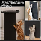 PH PandaHall 118x15.6 inch Cat Scratch Furniture Protector, Black Cat Scratching Climbing Carpet Mat Trimmable Cat Scratcher Covered Pad Replacement for Indoor Cats Couch Wall Cat Tree Shelves Sofa