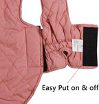 Reversible Dog Coats for Large Dogs Waterproof Warm Dog Jacket for Cold Winter,Pink XL