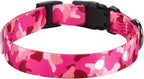Rhea Rose 3/4 Inch Replacement Collar Strap Shock Collar with 2 Holes, Compatible with Nearly All Brands and Models of Underground Electric Dog Fences and Training Collars, Pink Camo