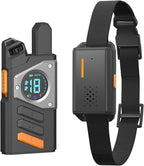 2-in-1 Dog Shock Collar with Remote Control and Automatic Bark Mode - Electric Training Smart Anti Barking Collars for Small Medium Large Dogs E-Collar (5-150Lbs) Waterproof