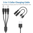 Shock Collar Charger Replacement for Dogrook Mini Educator,E Collar Charger for Nvk Patpet Petsafe Petspy Slopehill Exuby, Bark Collar,Training Collar Charger Cable for Large Medium Small Dog Collar 1