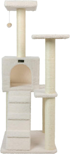 Armarkat B5301 53-Inch Cat Tree, Ivory