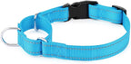 PLUTUS PET Reflective Martingale Collar with Quick Snap Buckle,No Pull Dog Collar for Small Medium Large Dogs,M,Blue