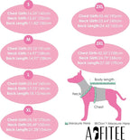 AOFITEE Dog Warm Fleece Turtleneck Coat, Windproof Waterproof Winter Jacket with Harness, Pink Navy Blue, Large