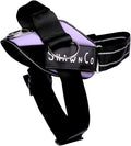 ShawnCo Essential Pro Dog Harness, No-Pull Pet Vest with 3 Leash Clips and Removable, Reflective Side Patches, Adjustable and Padded Harness for Small, Medium and Large Dogs (ICY Lilac, XL)