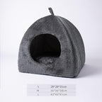 Cat House - Cat Bed for Indoor Cats Cute Triangle Cat's Nest Soft and Comfortable Cat's Nest with Antiskid Bottom for Cats Small Dogs Indoor and Outdoor