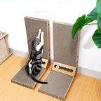 Premium Corrugated Cardboard Cat Scratcher & Perch – Dual-Level Scratch Station for Indoor Cats, Eco-Friendly, Durable & Space-Saving Play Furniture