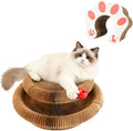 Twisty Paws Cardboard Cat Toy – 2025 Upgraded Foldable Cardboard Cat Scratcher, Durable Honeycomb Design 2-in-1 Interactive Toy for Cats’ Play, Rest & Exercise (1)