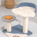 Cat Climbing Tower Large Cat Tree for Indoor Cats Tall Cat Tower with Sisal Scratching Posts and Pads Padded Plush Indoor Cats Tree(B)
