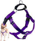 2 Hounds Design Freedom No Pull Dog Harness, Adjustable Harness, Easy Walking & Comfortable Control, Fits Small, Medium & Large Dogs, Solid Colors, Made in USA, 5/8" MD, Purple