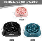 Slow Feeder Dog Bowls for Healthy Eating, Non-Slip and Anti-Choking Design, Reduces Bloating & Overeating for Large Dogs, Easy to Clean