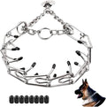 Love Dream Dog Prong Training Collar, Metal Choke Pinch Dog Collar with Comfort Tips, Adjustable Pet Training Collar for Small Medium Large Dogs (XLarge)