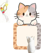 Wall Mounted Cat Scratching Pad with Back Adhesive Self Adhesive Cat Scratcher Board for Wall Door Sofa Floor Extra Large Durable Cat Scratcher Mat Indoor Cats for Cat Lovers