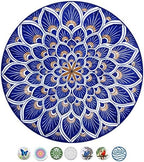 Screen Door Magnets Double Sided – Keep People, Kids, and Dogs from Running into a Screen Door. Saver - Robbins Aria Blue Mosaic