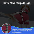 MIGOHI Ultra Thick Dog Jacket,Reflective Medium Dog Coat with Harness Built in,Warm Pet Winter Coat Zip Up Puffer Jacket with Furry Collar for Medium Dogs with Legs Outdoor Adventure,L,Pink