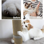 Cat Nail File Scratcher- Cat Scratch Pad with 80-Grit Aluminum Oxide, Wrap-Around Design for Cat Trees and Posts, Scratch Mat is Ideal for Trimming Cat Nails (14.81"x11.12")