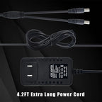 Replacement for Mini Educator E Collar Charger, Dual Lead Charger Compatible with Educator 300, 400 Series, RX, FOB and BP-504 Dog Training Collar Power Adapter Supply Cord