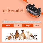 Universal 27 ½” X ¾” Replacement Band Strap for Dog Training Collar - Adjustable Waterproof TPU for Remote E-Collar, Static/Vibration Shock Trainer.