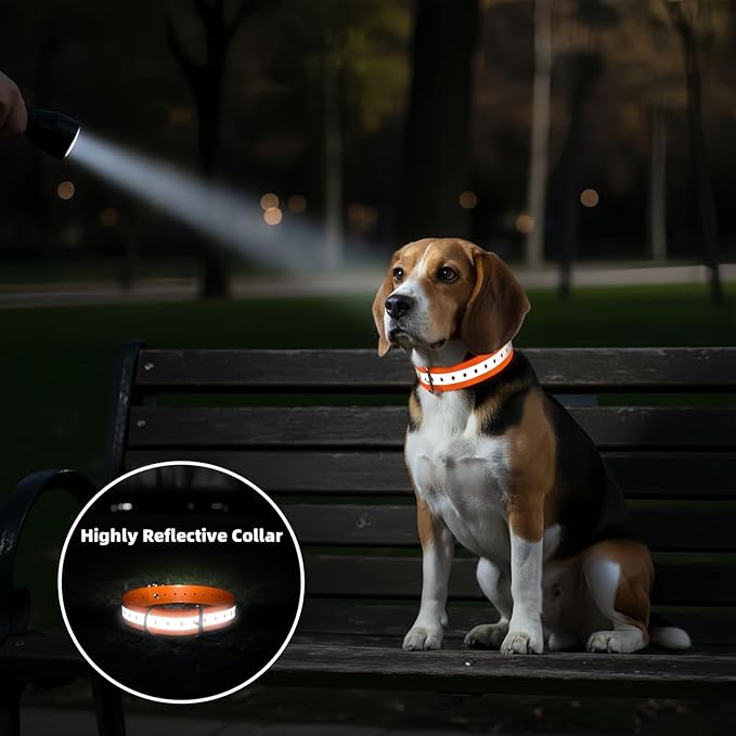 Waterproof Replacement Strap for Shock Collars, Adjustable Bark and E Collar Strap, Fits 5–150 lbs Dogs, Reflective TPU Dog Training and Invisible Fence Replacement Collars 3/4 inch Dog Collar 2 Pack