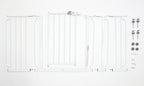 Regalo 56-Inch Extra Wide Baby Gate for Doorways, Hallways & Bottom of Stairs, Pressure Mount for Babies, Toddlers & Pets, Tested & Safe, American Designed, White