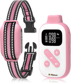 No Shock Dog Training Collar, Beep and Vibrating Dog Collar with Remote 2800Ft, Vibration Collar for Small Medium Large Dogs - No Prongs