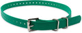 Educator Biothane Dog Collar, Waterproof, Odorproof, Metal Buckle and D Ring, Adjustable for Custom Fit, Cool and Comfortable, for Small, Medium, or Large Dogs, 3/4-Inch, Green