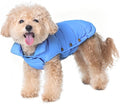 SPACE LION Dog Puffer Jacket, Down Winter Coat, Durable Outdoor Coat for Cold and Windy Conditions, Lightweight & Adjustable Fit Coats for Small Dogs, (Alaskan Blue, Size 8 Gift Box)