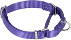 Hyhug Martingale Collar for Dogs Small Purple |Escape - Proof Heavy Duty Nylon Durable No Buckle, Ideal for Training & Daily Walks