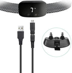 Shock Collar Charger Replacement for Petrainer PET998DBB, NBJU TC-001 and PATPET P-Collar 320 Training Collar,4 in 1 USB Charging Cable, Micro USB Adapter