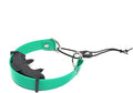 Sparky Pet Co - Surefit ECollar Replacement Strap - Bungee Dog Collar-Waterproof -Adjustable- Secure Nexus Wheel Lock-for Electronic Training & Invisible Fence Systems -3/4" Reflective Green