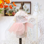 Furbabycare® Elegant Sweet Fashion Puppy Dog Blingbling Princess Skirt Pet Dog Lace Cake Camisole Tutu Dress I-Pink-1 X-Small
