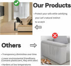 78.7"X15.8" Cat Scratch Furniture Protector Pad from Cats Scratching, Adhesive Couch Protector from Cats Claws, DIY Climbing Cats Scratcher Carpet, Cat Scratch Mat, for Sofa, Wall and Door (Khaki)