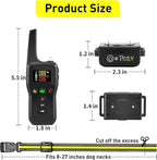 PetJoy Automatic Bark Collar for Dogs - Shock Collar with Remote and Auto Modes, Bark Training Combo - Level 1-5, 3300 Ft Range