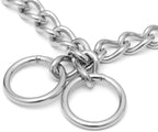 Stainless Steel Chain Choker Collar for Dogs, Metal Slip P-Link Training Heavy Duty Dog Choke Collar Puppy Collars for Small Medium Large Big XL Breed Dogs, Silver XL